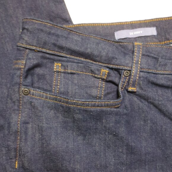 NWT NYDJ womens BLUE denim JEANS skinny DARK WASH high waist STRETCH size 16 - Picture 3 of 12